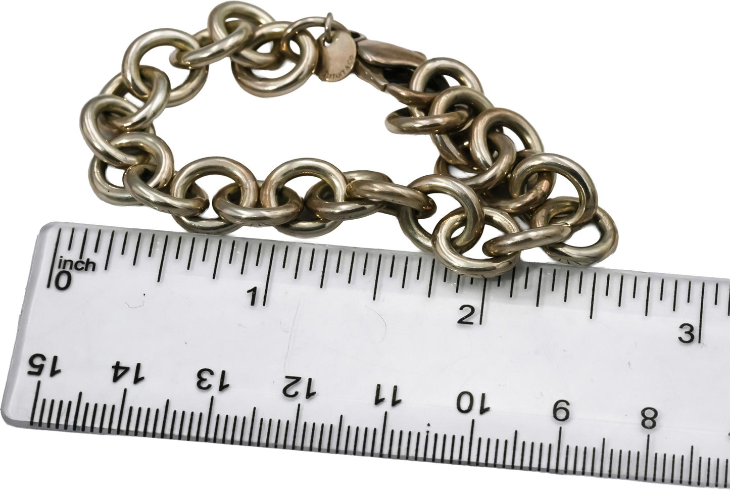 TIFFANY & CO. Sterling Silver Charm Starter Bracelet