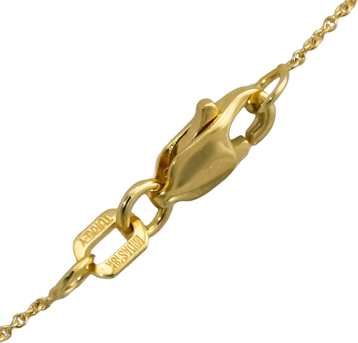 18k Yellow Gold Emerald Cross Crucifix Pendant Necklace 1.0CT
