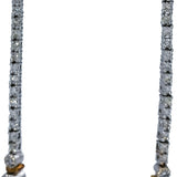 18k & 14k White and Yellow Gold Diamond Drop Dangle Earrings 1.0CT