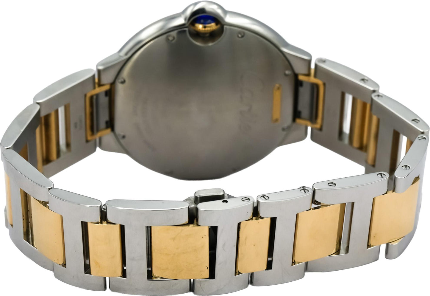 CARTIER 18k Gold Stainless Steel Ballon Bleu Automatic Watch Ref W2BB0039