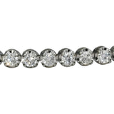 Platinum VS Round Diamond Tennis Bracelet 3.34CT