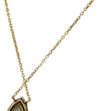 14k Yellow Gold VS Pear Cut Lab-Grown Diamond Pendant Necklace 1.03CT