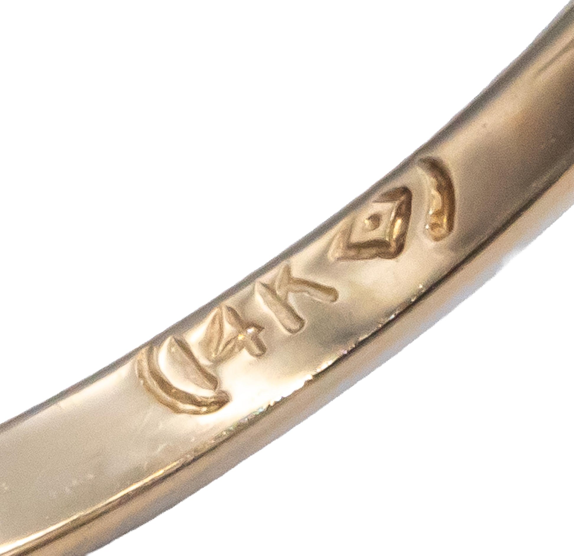 14k Yellow & White Gold VS Diamond Cluster Cocktail Ring 0.35CT Size 7