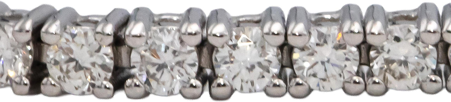 14k White Gold VS Round Diamond Tennis Bracelet 2.08CT