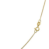 14k Yellow Gold VS Pear Cut Lab-Grown Diamond Pendant Necklace 1.03CT