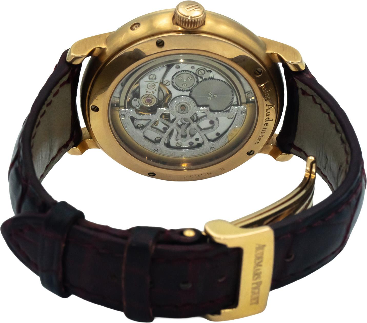Audemars Piguet 18K Rose Gold Equation Of Time Caracas Watch Ref 85652