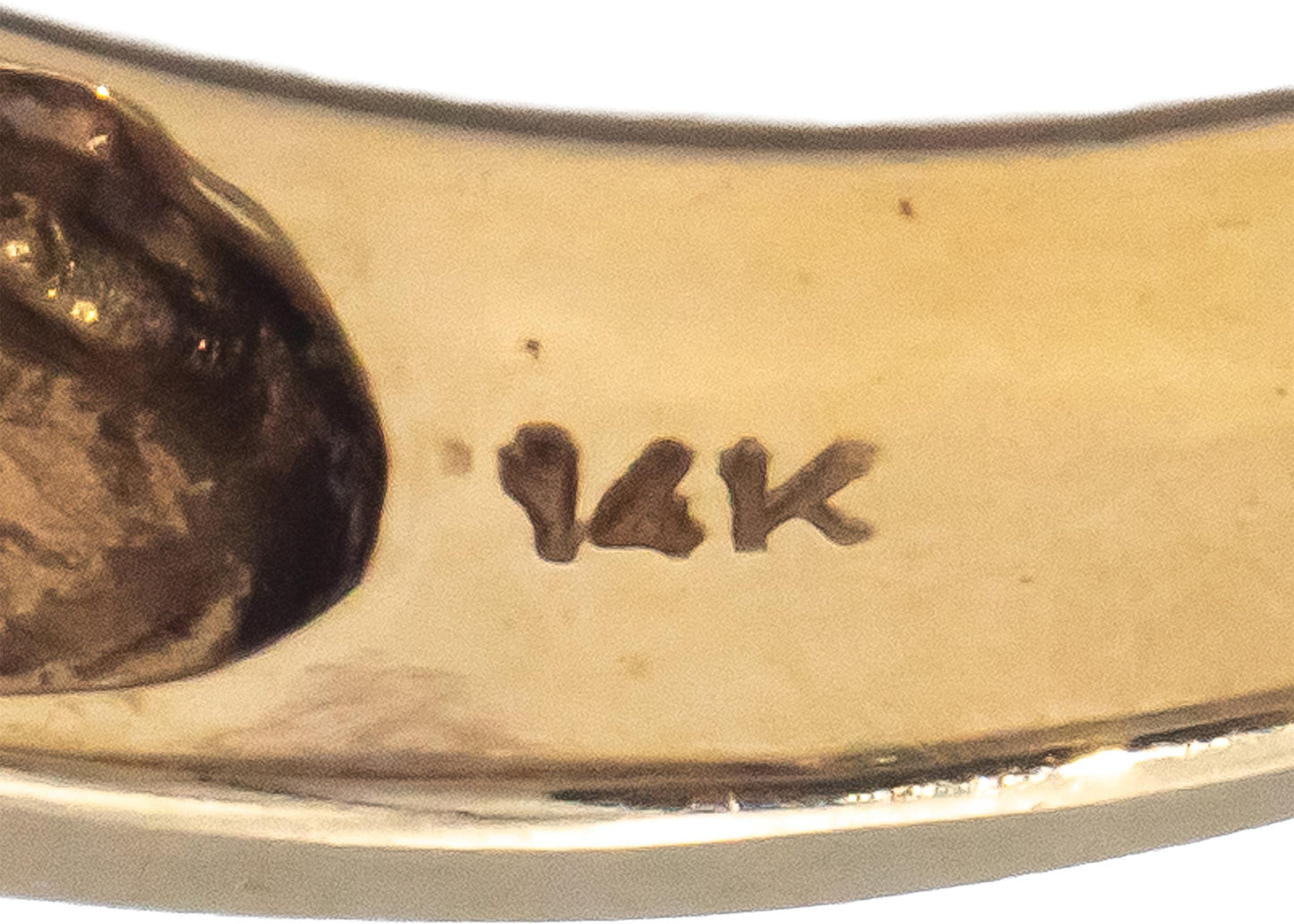 14k Yellow Gold 1.0CT VS Princess Cut Diamond 3-Row Band Ring Size 7.5