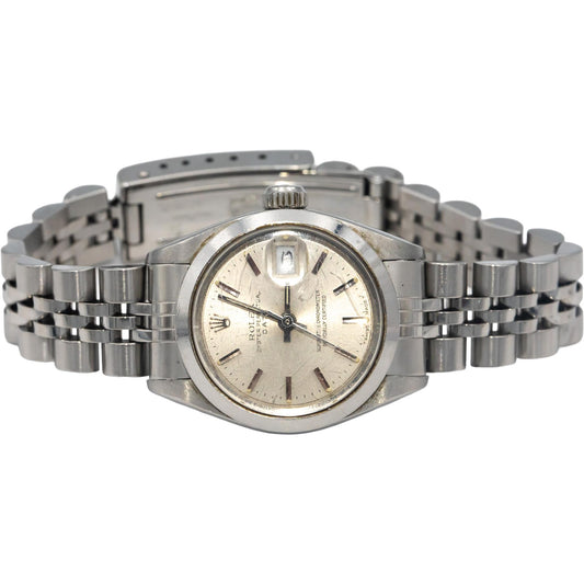 ROLEX Stainless Steel 6916 Lady Date Automatic Watch w/ Box