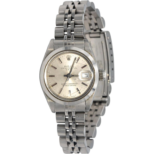 ROLEX Stainless Steel 6916 Lady Date Automatic Watch w/ Box