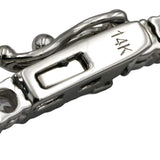 14k White Gold VS Round Lab-Grown Diamond Tennis Necklace 10.81CT