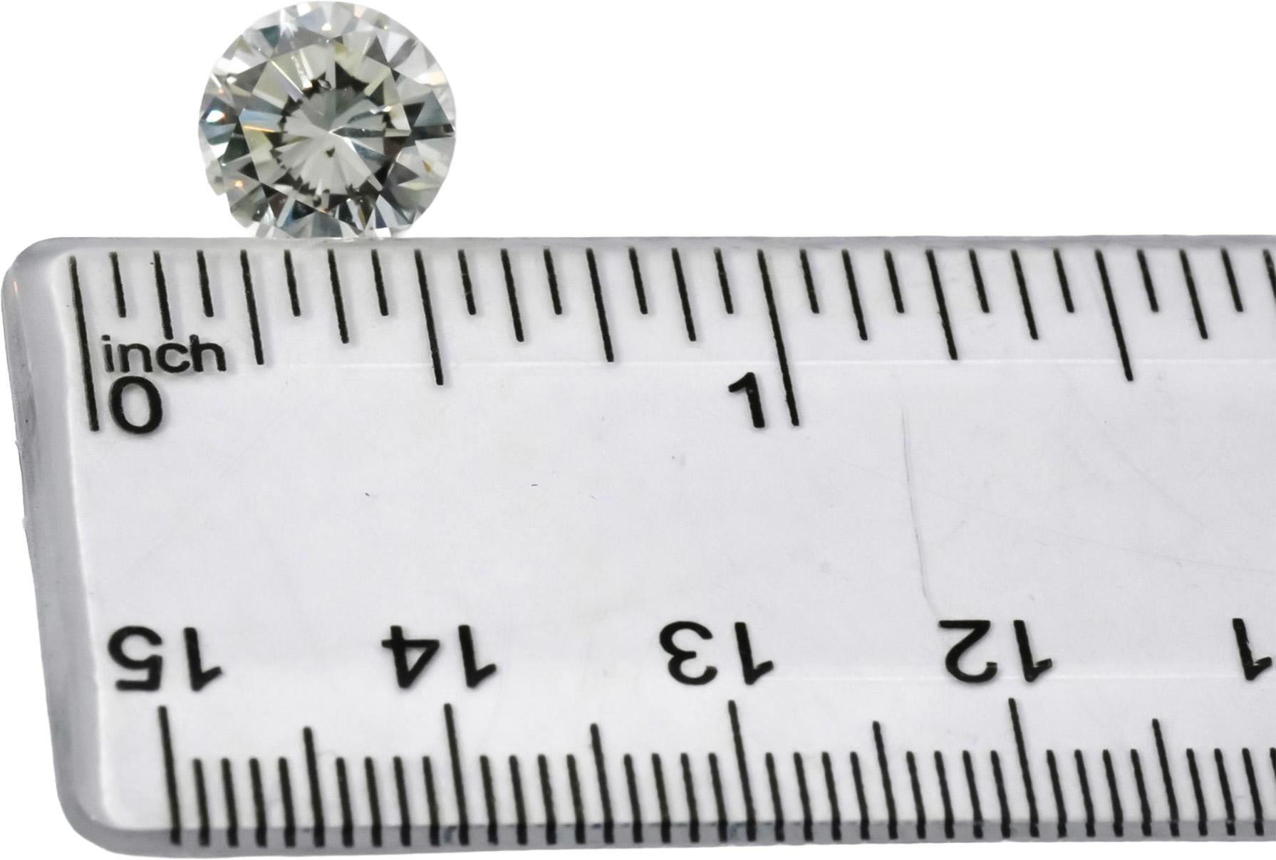 GIA Certified SI1/J Round Cut Natural Diamond Loose Stone 3.01