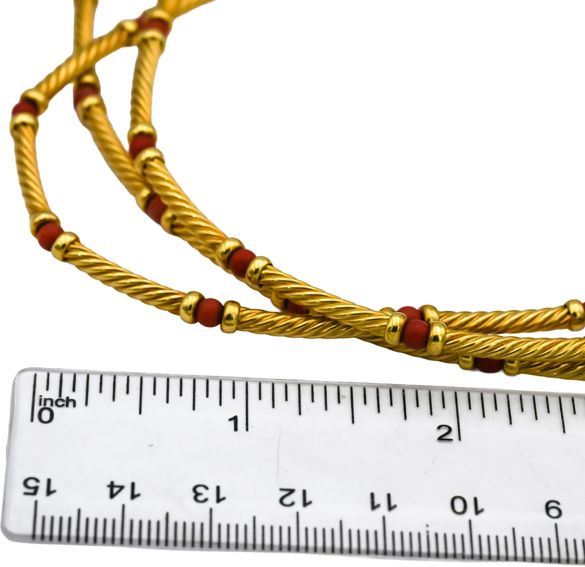 DAVID YURMAN 18k Yellow Gold Cora Bead Formal Necklace