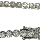 Platinum VS Round Diamond Tennis Bracelet 3.34CT