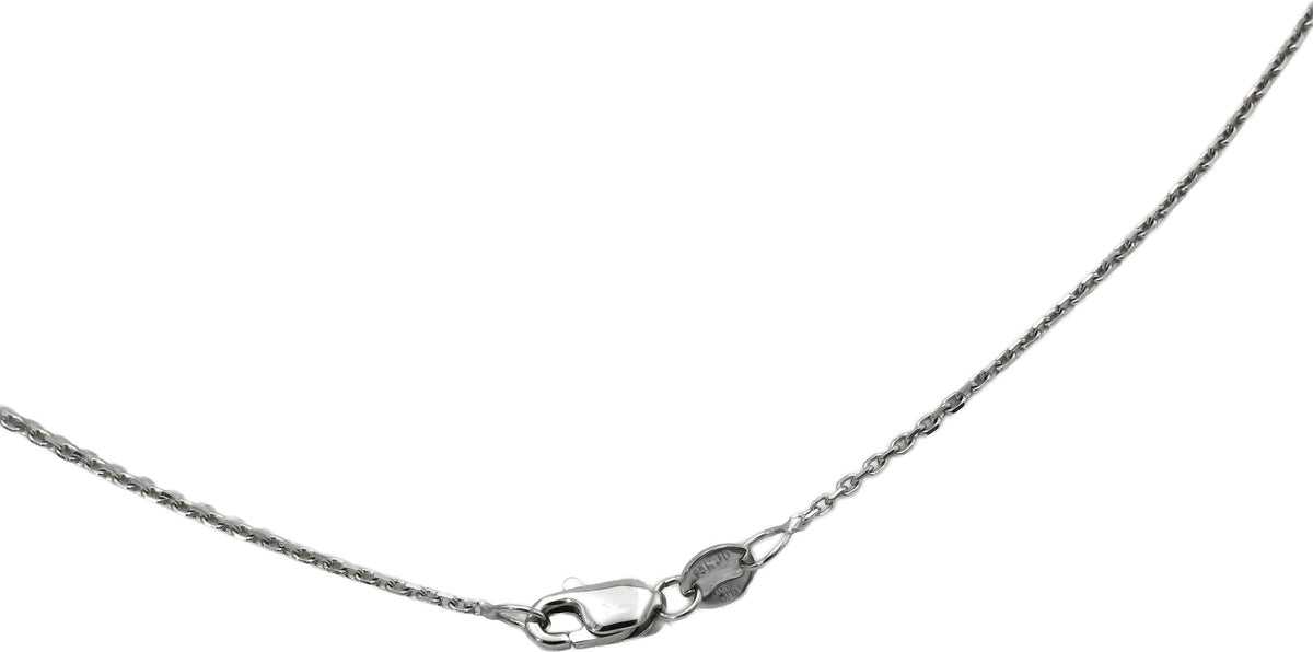 IGI 14k White Gold VS1/F Marquise Cut Lab-Grown Diamond Pendant Necklace 1.38CT