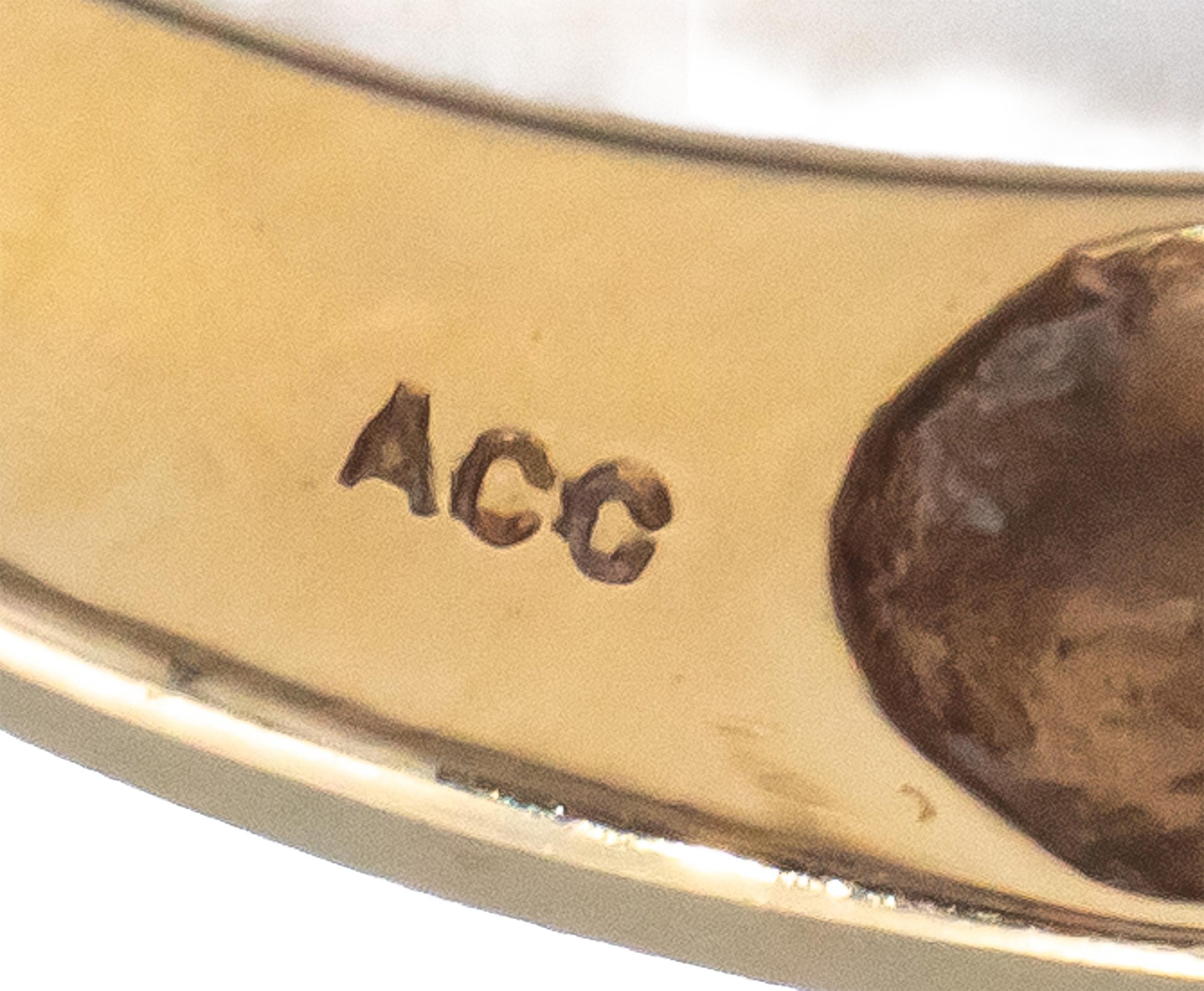 14k Yellow Gold 1.0CT VS Princess Cut Diamond 3-Row Band Ring Size 7.5