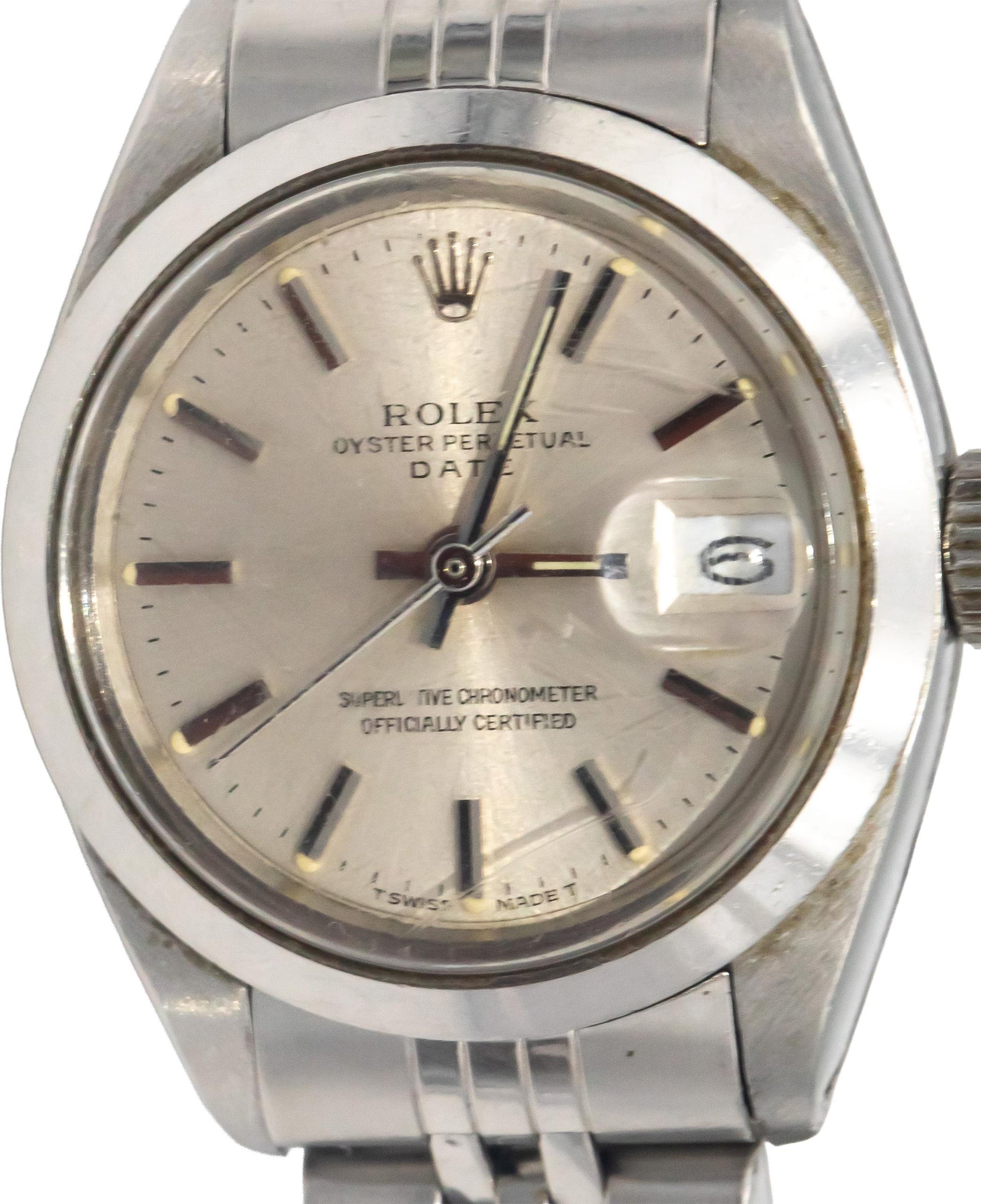 ROLEX Stainless Steel 6916 Lady Date Automatic Watch w/ Box