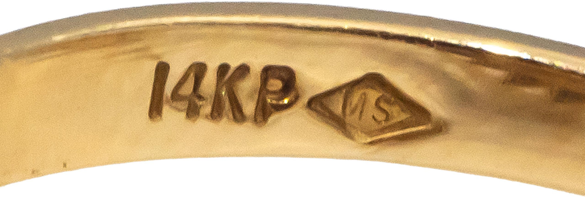 14k Yellow Gold Round Diamond & Blue Sapphire Cocktail Ring 0.50CT Size 7