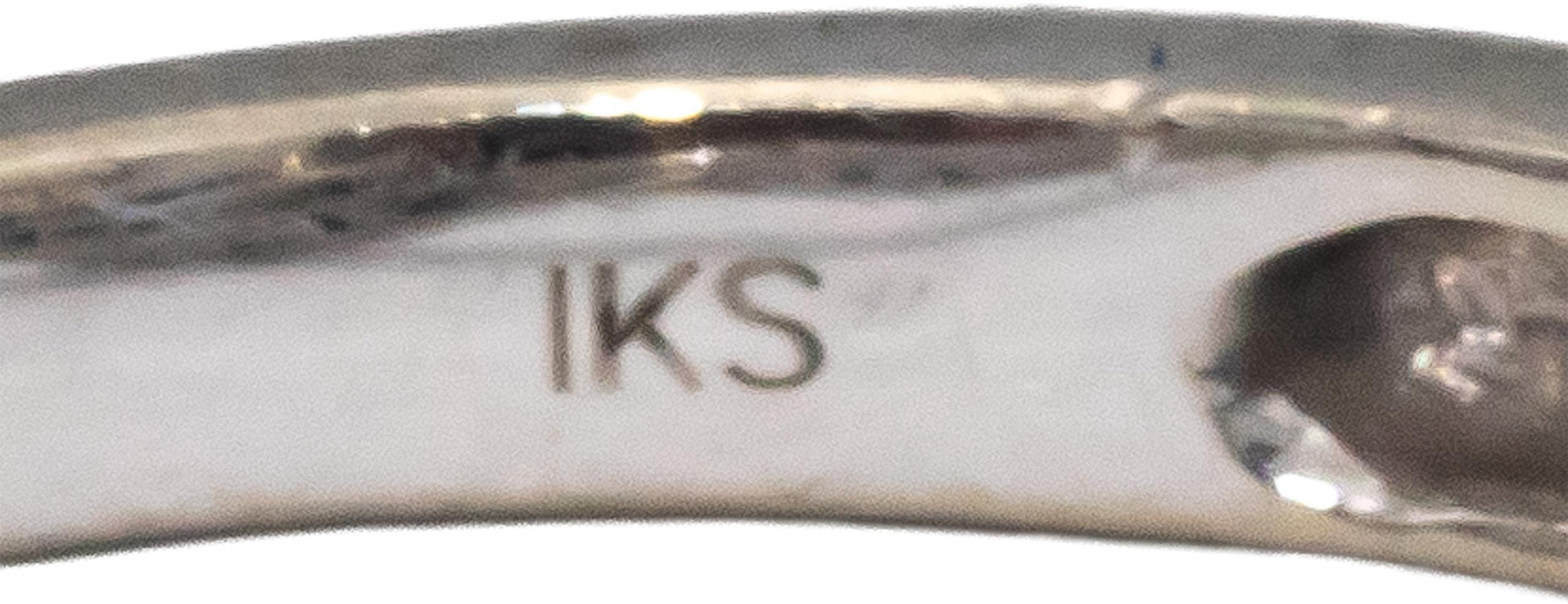 10k White Gold Round Diamond Cluster Band Ring 0.50CT Size 7.25