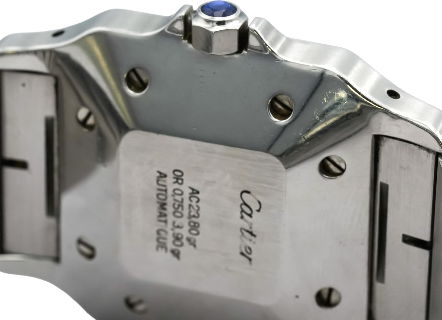 CARTIER Stainless Steel & 18k Yellow Gold Santos Galbee 29mm Automatic Watch