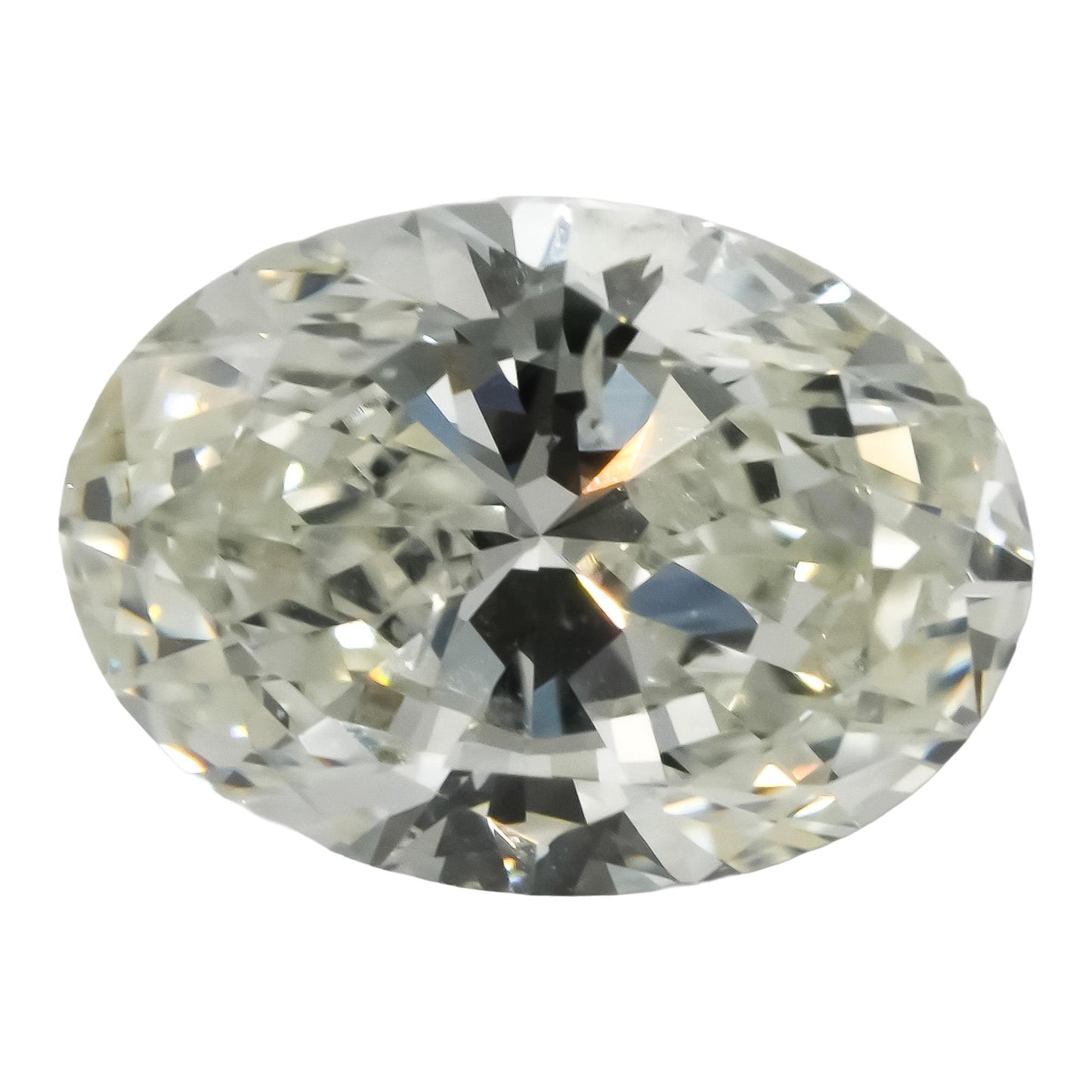 GIA Certified SI2/I Oval Brilliant Cut Diamond Loose Stone 2.00CT