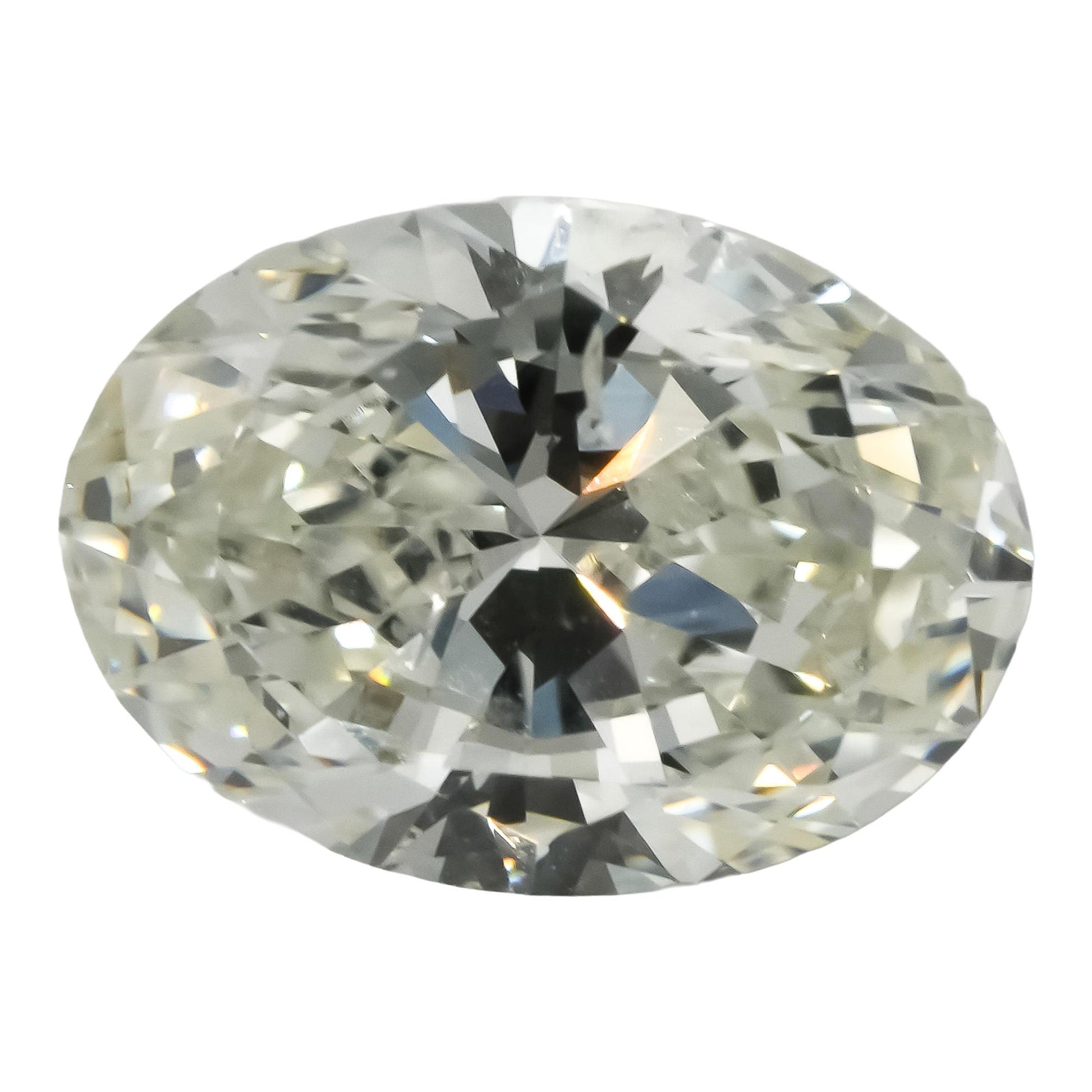 GIA Certified SI2/I Oval Brilliant Cut Diamond Loose Stone 2.00CT