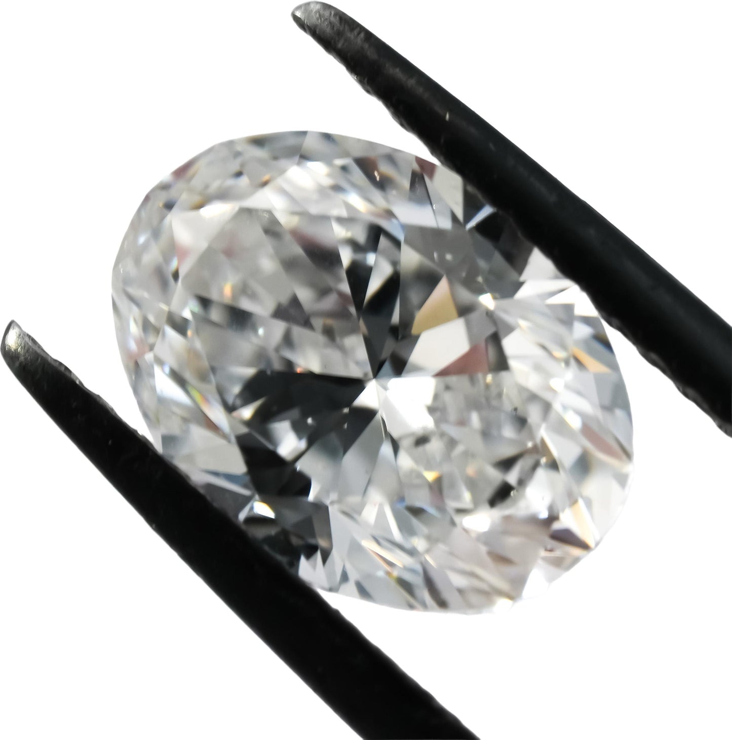 GIA Certified SI2/D Oval Brilliant Cut Diamond Loose Stone 2.0CT