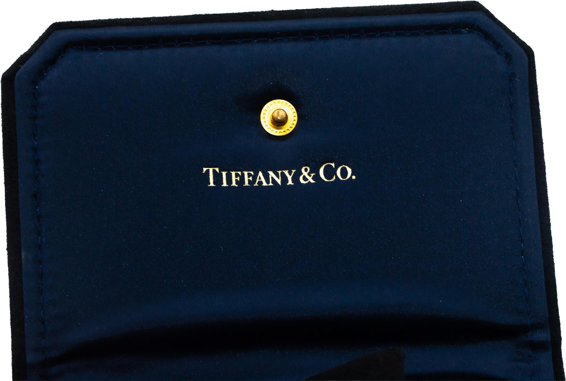 TIFFANY & CO. Sterling Silver 18k Gold Bridle Bar Link Necklace w/ Box and Pouch