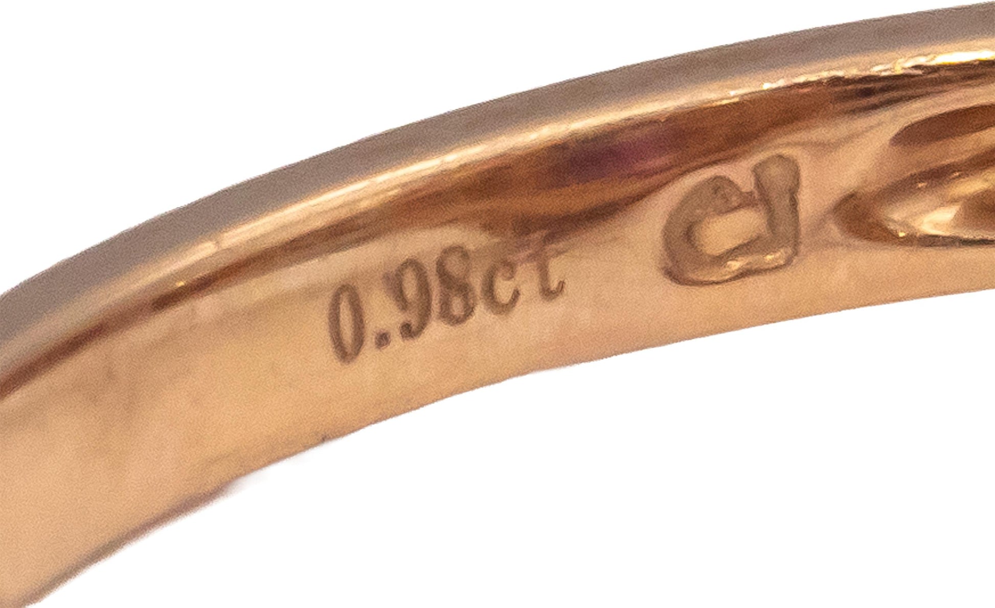 14k Rose Gold Bi-Color Tourmaline & Diamond Cocktail Ring 1.18CT Size 7