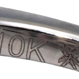 10k White Gold Round Diamond Cluster Cocktail Ring 2.0CT Size 7
