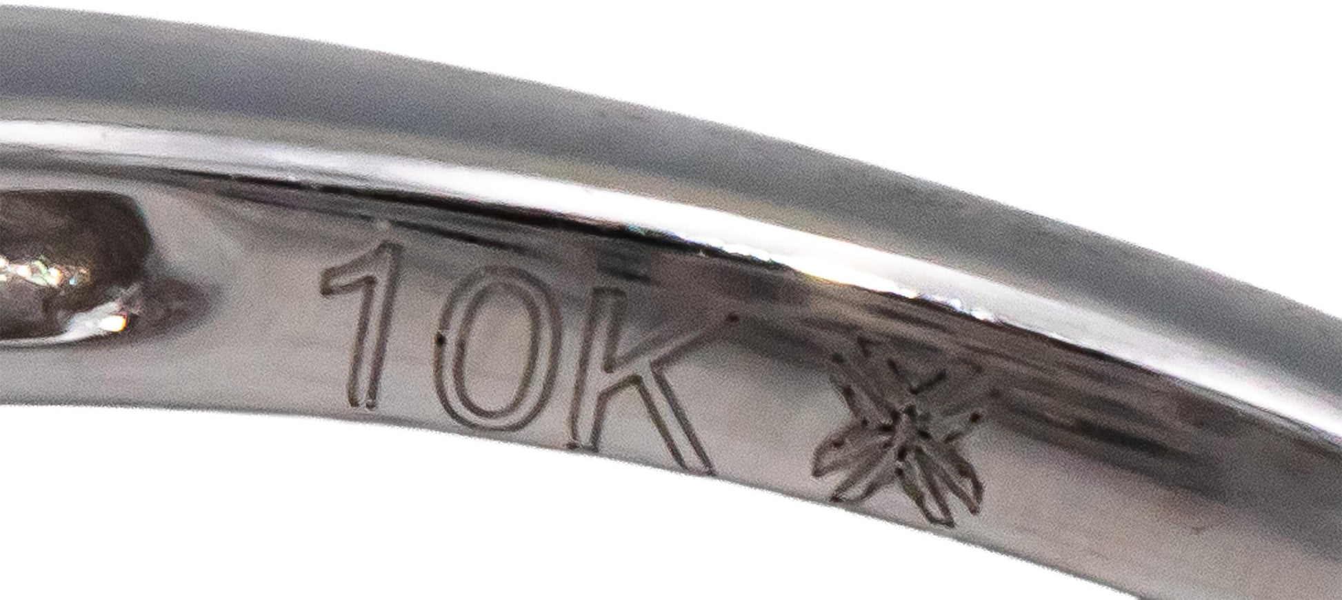 10k White Gold Round Diamond Cluster Cocktail Ring 2.0CT Size 7