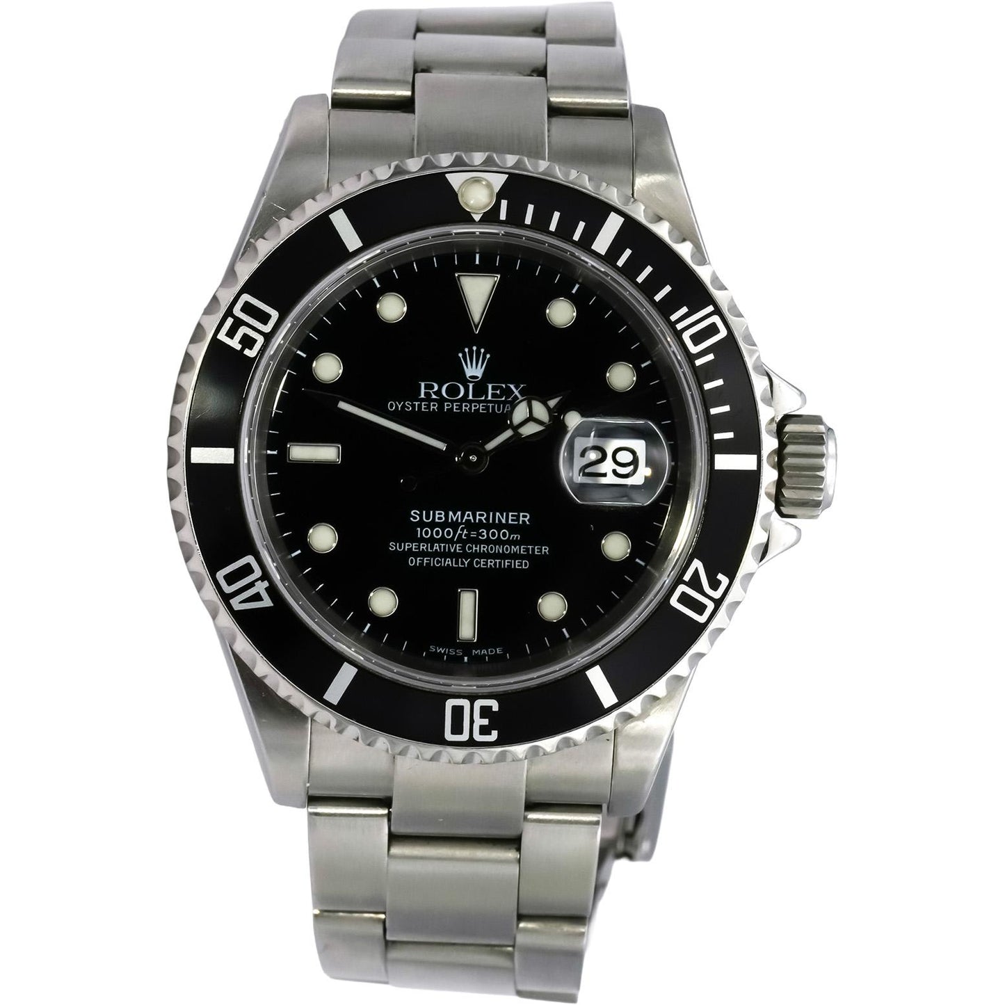 ROLEX Stainless Steel Submariner Date 40mm Automatic Watch Ref. 11610T