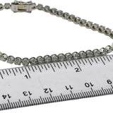 Platinum VS Round Diamond Tennis Bracelet 3.34CT