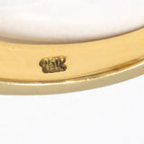 18k Yellow Gold 1.95CT Diamond and Orange Sapphire Cocktail Ring Size 5.75