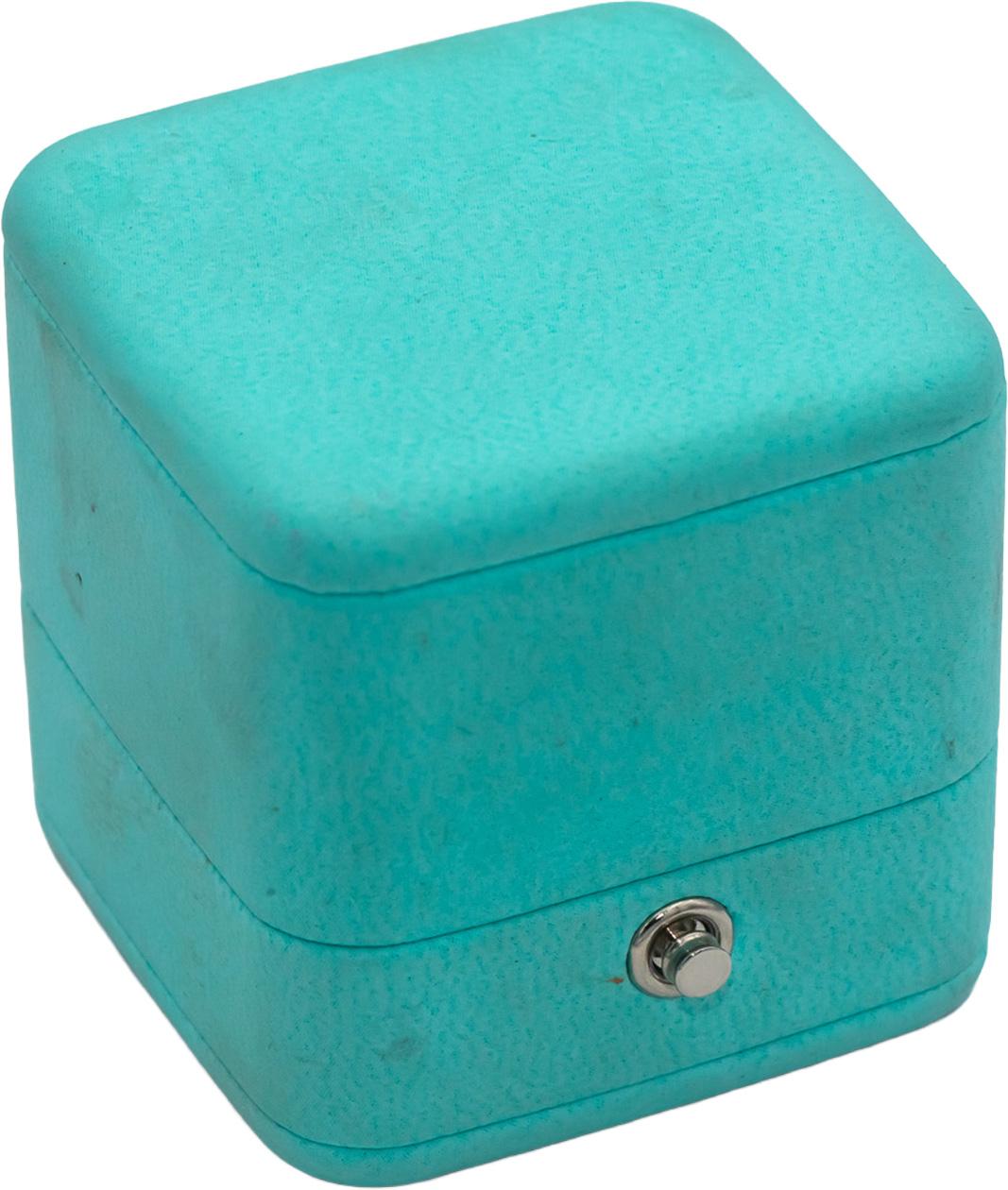 TIFFANY & CO. 18k Rose Gold Round Diamond Tiffany T Ring .14CT w/ Box $3200