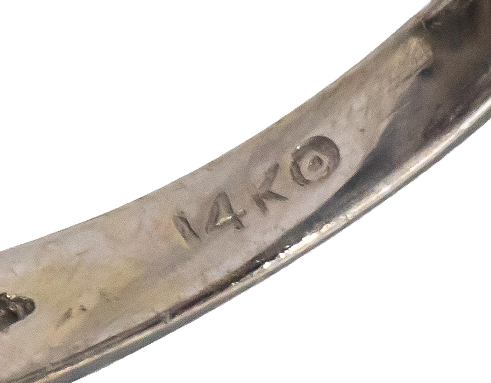 14k White Gold Diamond Ruby and Sapphire Waterfall Cocktail Ring 3.75CT Size 7.5