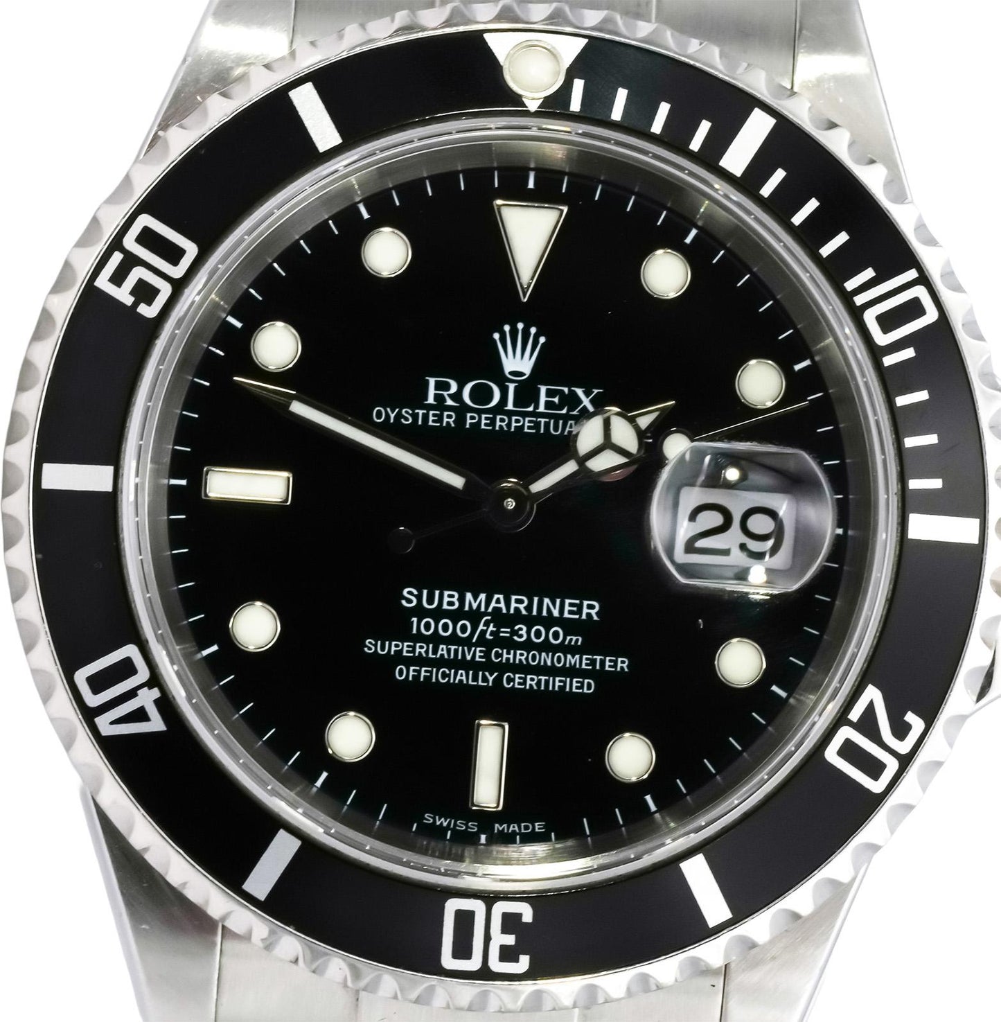 ROLEX Stainless Steel Submariner Date 40mm Automatic Watch Ref. 11610T