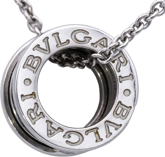 BVLGARI 18k White Gold B.zero1 Collection Necklace