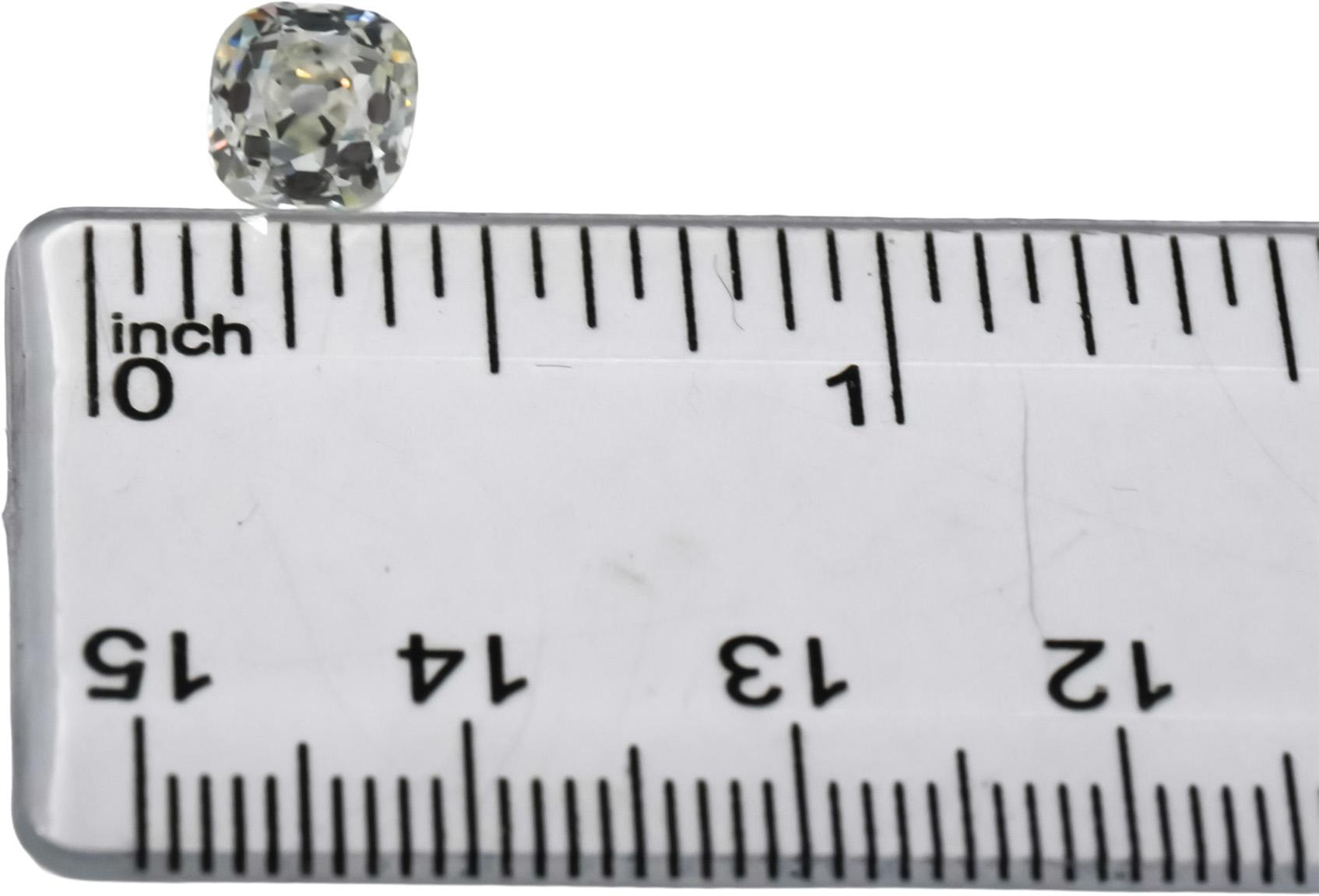 GIA Certified VS1/I Old Mine Brilliant Cut Diamond Loose Stone 1.71CT