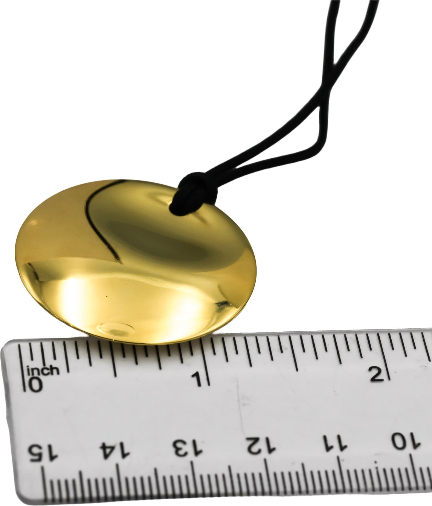 TIFFANY & CO. 18k Yellow Gold Elsa Peretti Round Disc Pendant Necklace