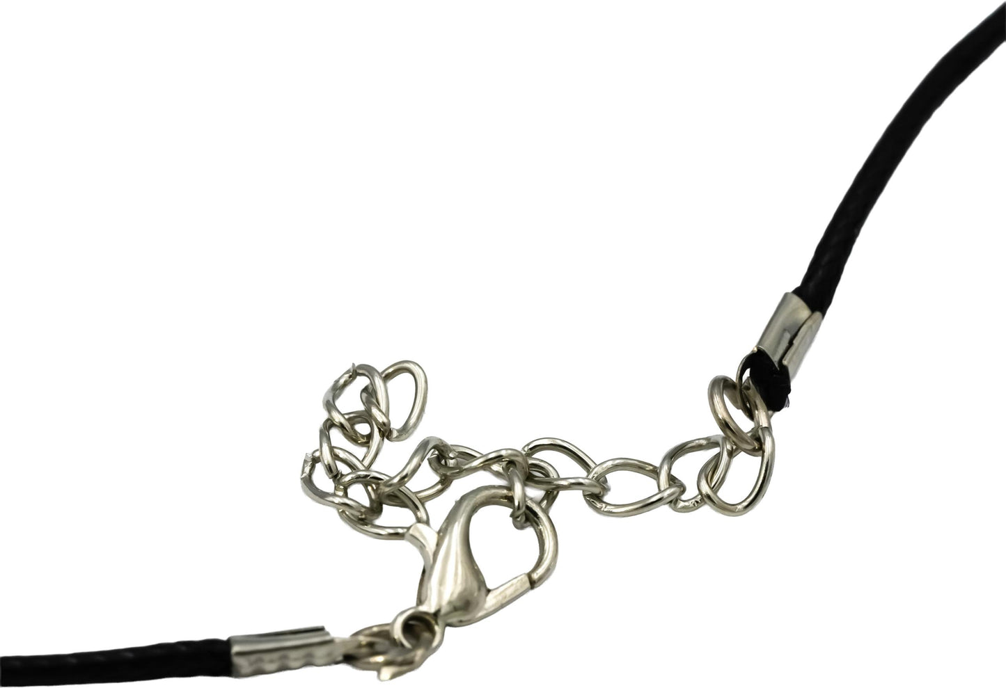 18k White Gold VS Round White and Black Diamond Pendant Necklace 2.50CT