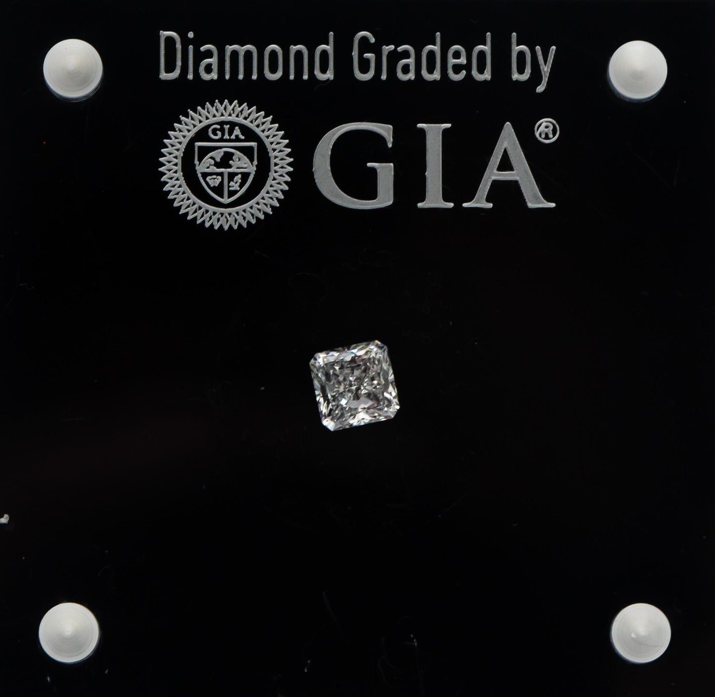 GIA Certified SI1/D Cut-Cornered Square Radiant Cut Diamond 1.01CT