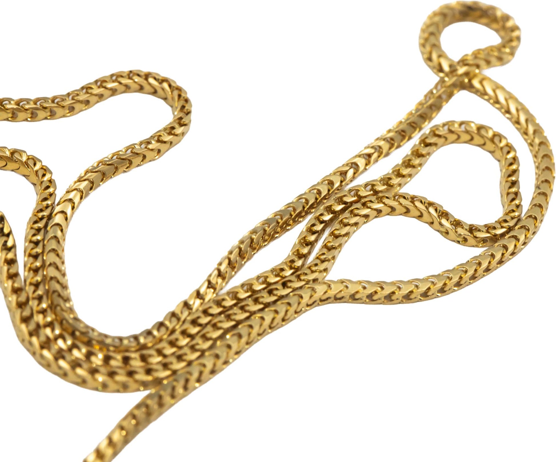 DI MODOLO Diamond 18k Yellow Gold Tempia Double Teardrop Necklace .50CT