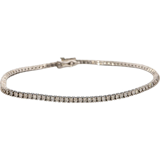 14k White Gold VS Round Diamond Tennis Bracelet 1.70CT