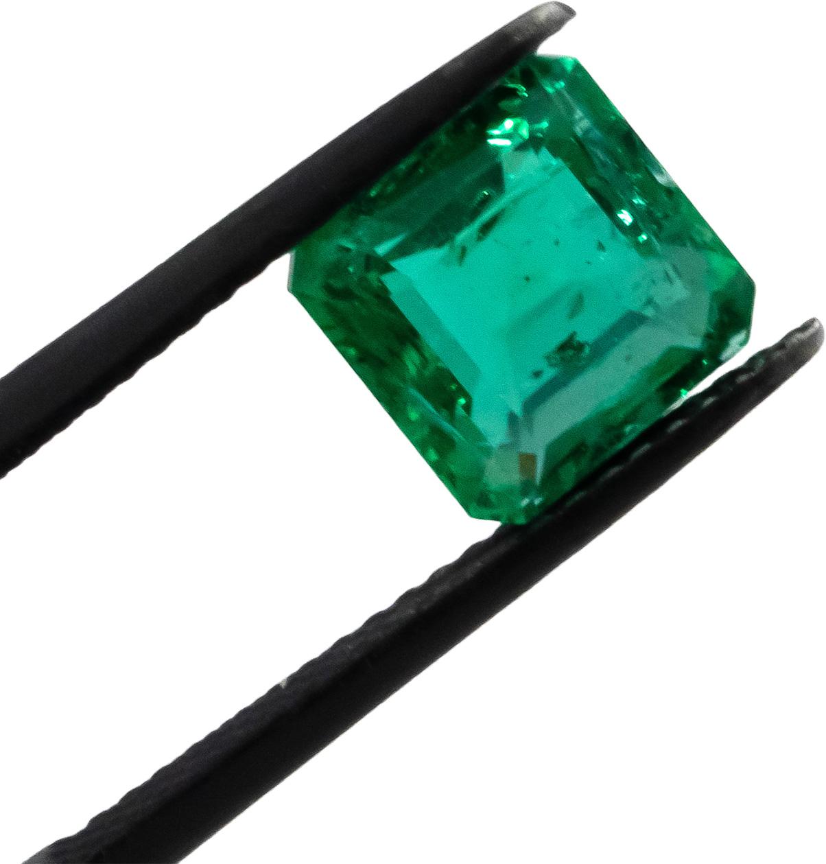 GIA Certified Natural Zambia Emerald Octagonal Cut Loose Gemstone 2.22CT