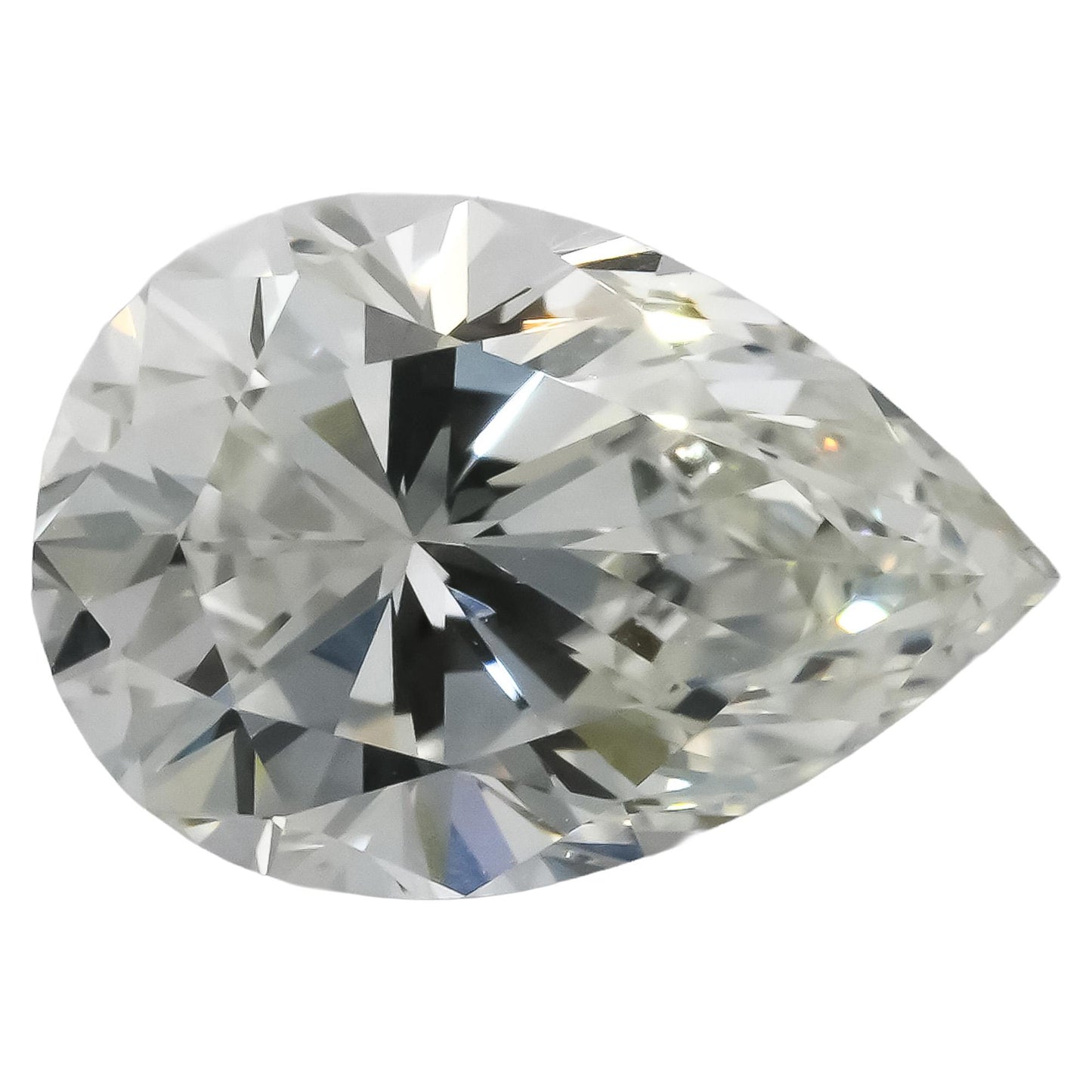 GIA Certified VVS2/G Pear Brilliant Cut Diamond Loose Stone 1.22CT