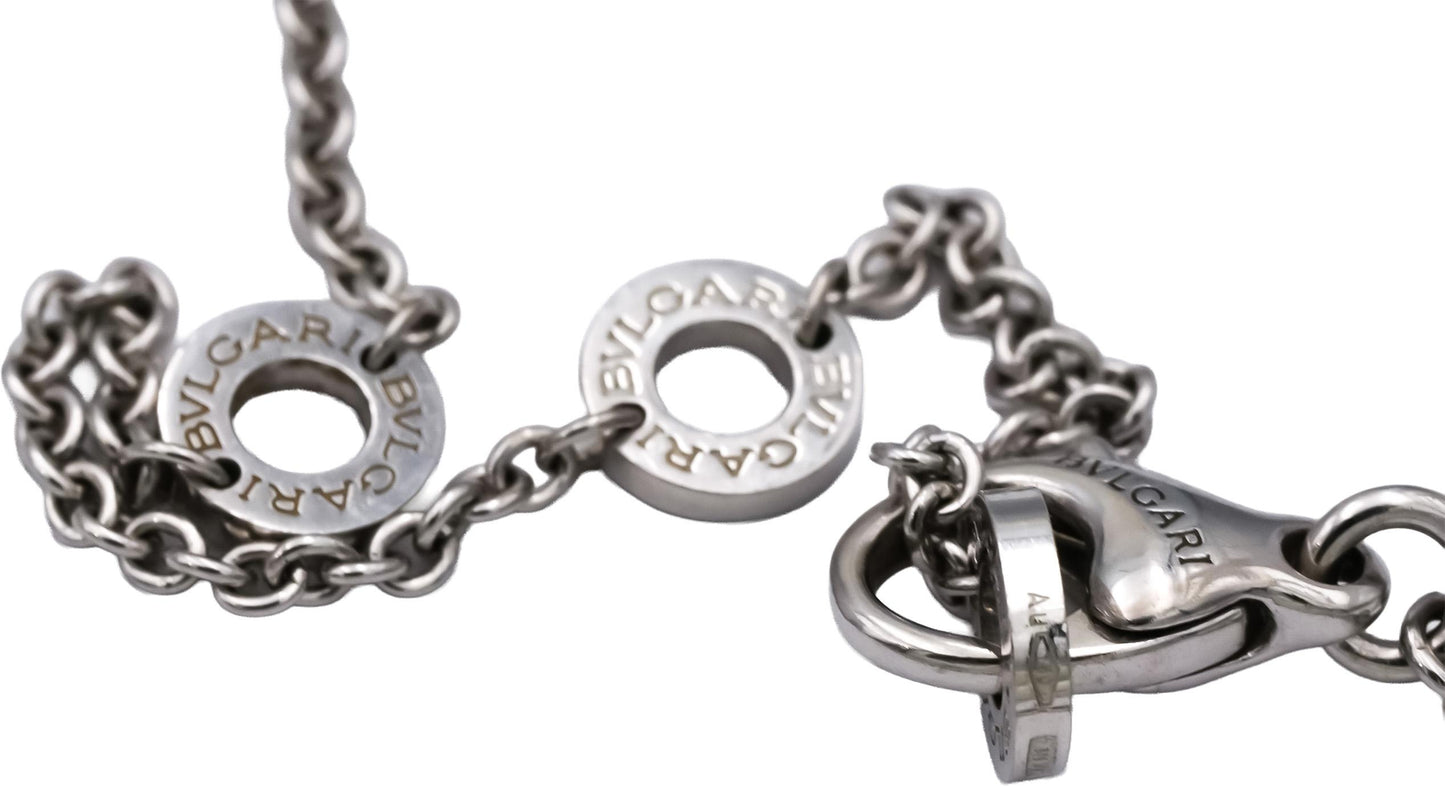 BVLGARI 18k White Gold B.zero1 Collection Necklace