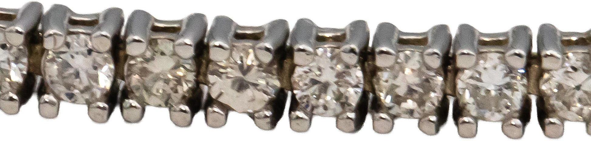 14k White Gold VS Round Diamond Tennis Bracelet 1.70CT