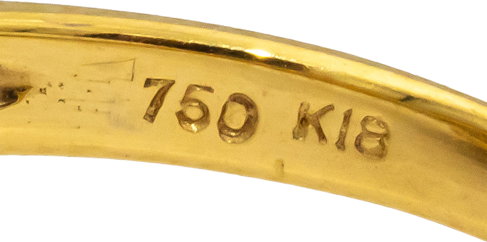 18k Yellow Gold VS Baguette Cut Channel Set Diamond Cocktail Ring 0.35CT Size 6