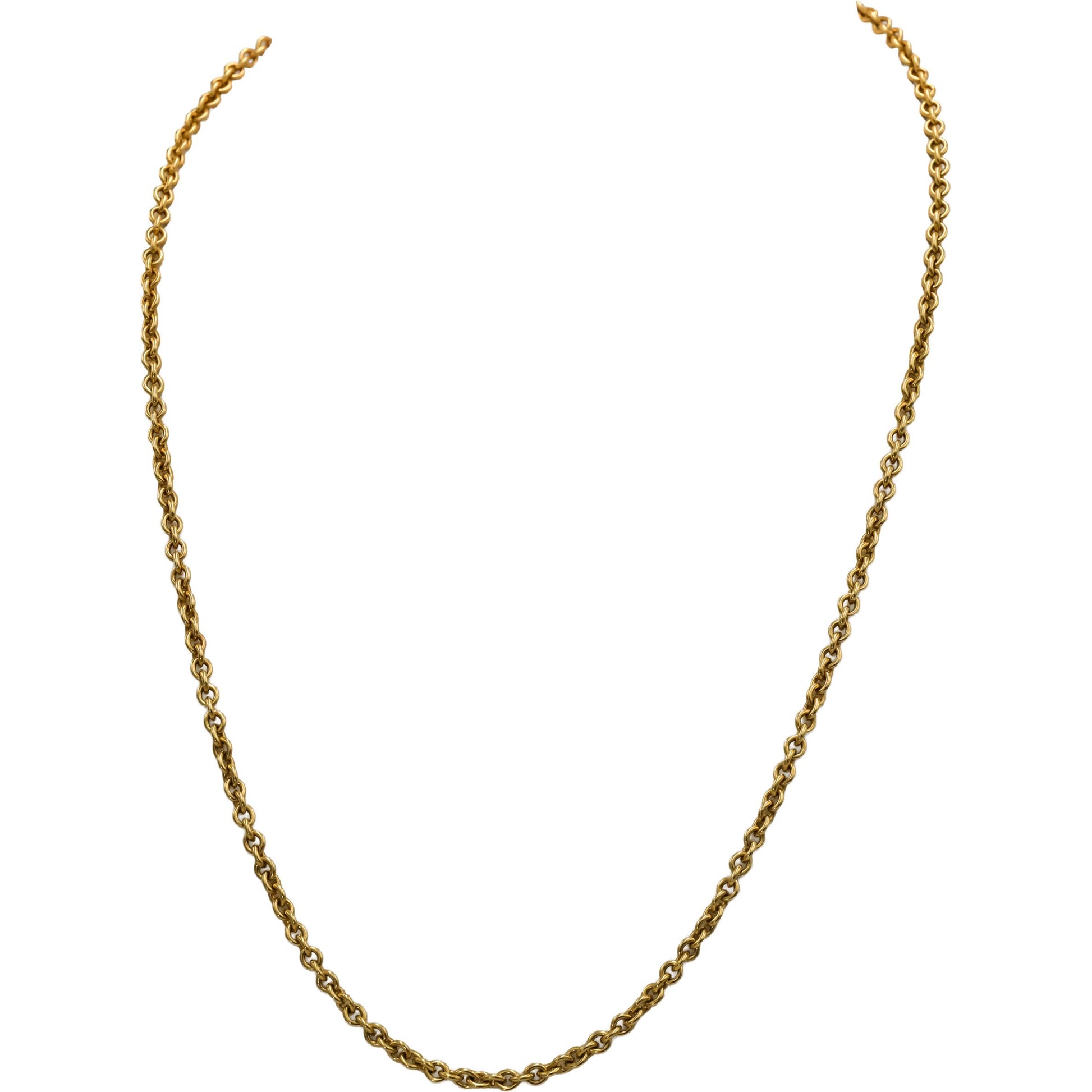 TIFFANY & CO. 18k Yellow Gold Chain Necklace