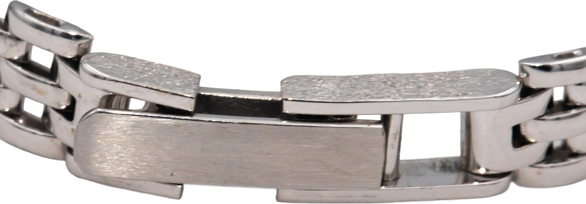 BULOVA 14k White Gold Ladies Quartz Watch w/ 10 Small Diamond Accents Box Papers